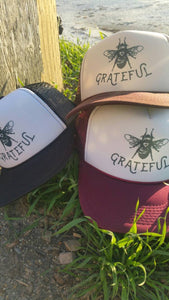 Bee Grateful Trucker Hat