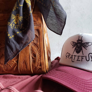 Bee Grateful Trucker Hat